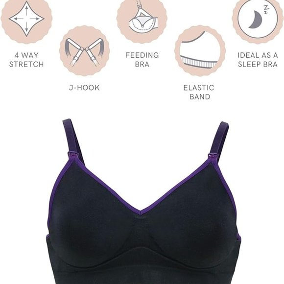 Cake Maternity & Nursing Bra - Flourish Seamless - Picture 5 of 6